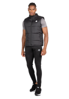 Gorilla Wear Irvine Puffer Vest Jacket Black