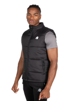 Gorilla Wear Irvine Puffer Vest Jacket Black