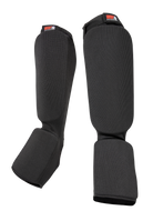 Gorilla Wear Jefferson Shin Guards Fight Gear Black