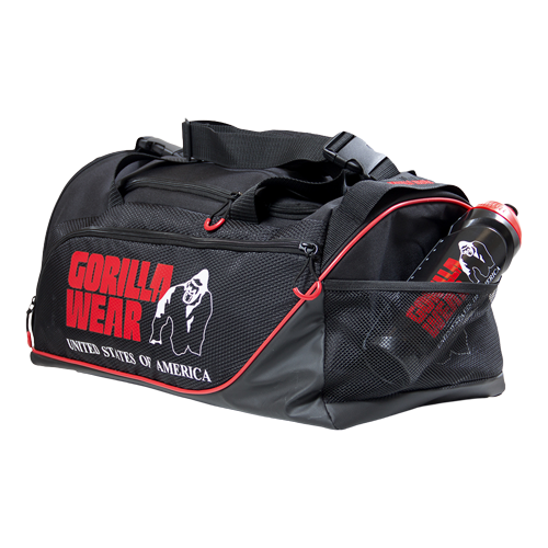 Gorilla Wear Jerome Gym Bag Gym Bags & Backpacks Black/Red