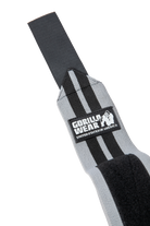 Gorilla Wear Knee Wraps 200CM Lifting Straps & Wraps Gray/Black