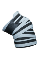Gorilla Wear Knee Wraps 200CM Lifting Straps & Wraps Gray/Black