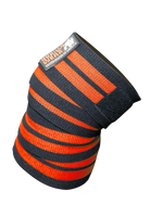 Gorilla Wear Knee Wraps 250CM Lifting Straps & Wraps Black/Red