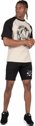 Gorilla Wear Logan Oversized T-Shirt T-Shirt & Tops Beige/Black