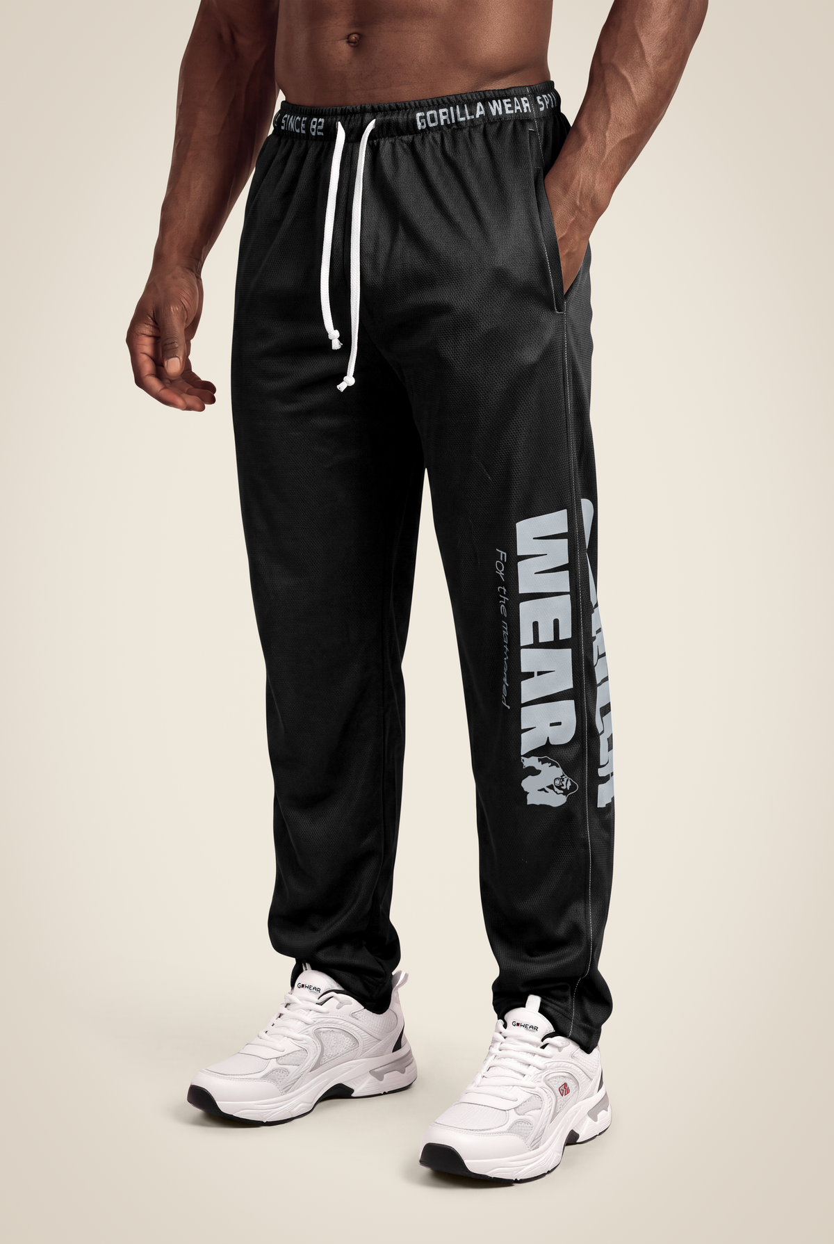 Gorilla Wear Logo Mesh Pants Pants Black