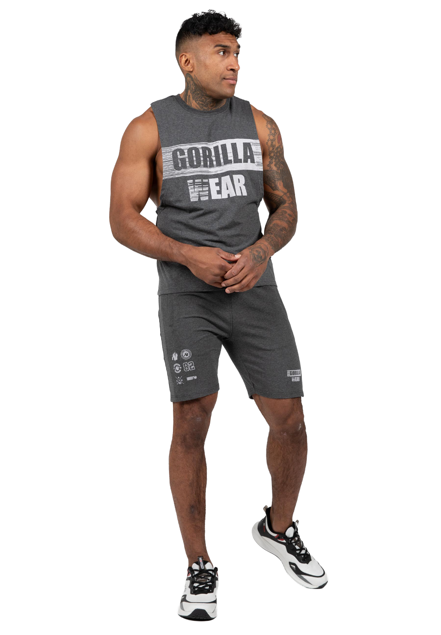Gorilla Wear Lopez Shorts Shorts Dark Gray Melange