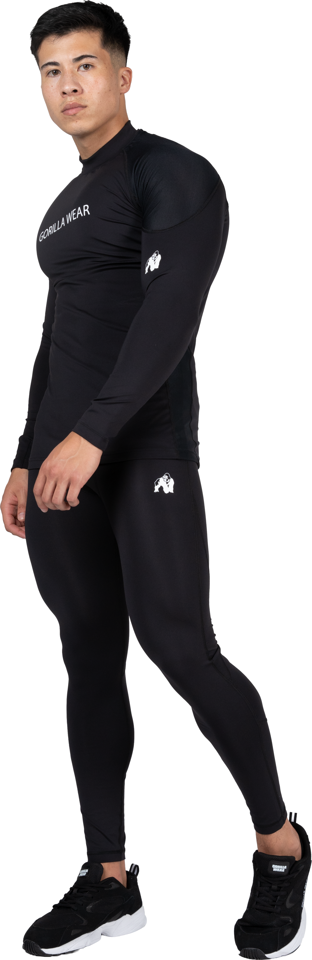 Gorilla Wear Lorenzo Performance Long Sleeve T-Shirt & Tops Black