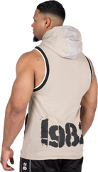 Gorilla Wear Loretto Hooded Tank Top Tank Top Beige