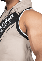 Gorilla Wear Loretto Hooded Tank Top Tank Top Beige