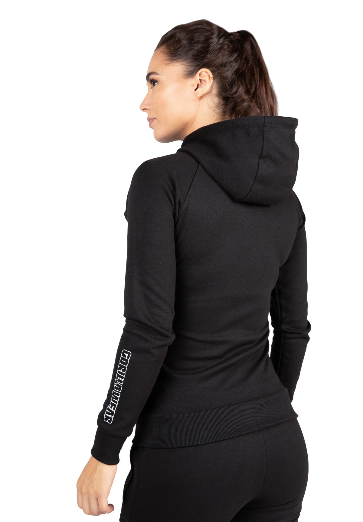 Gorilla Wear Marion Zipped Hoodie Hoodie & Sweatshirt Black