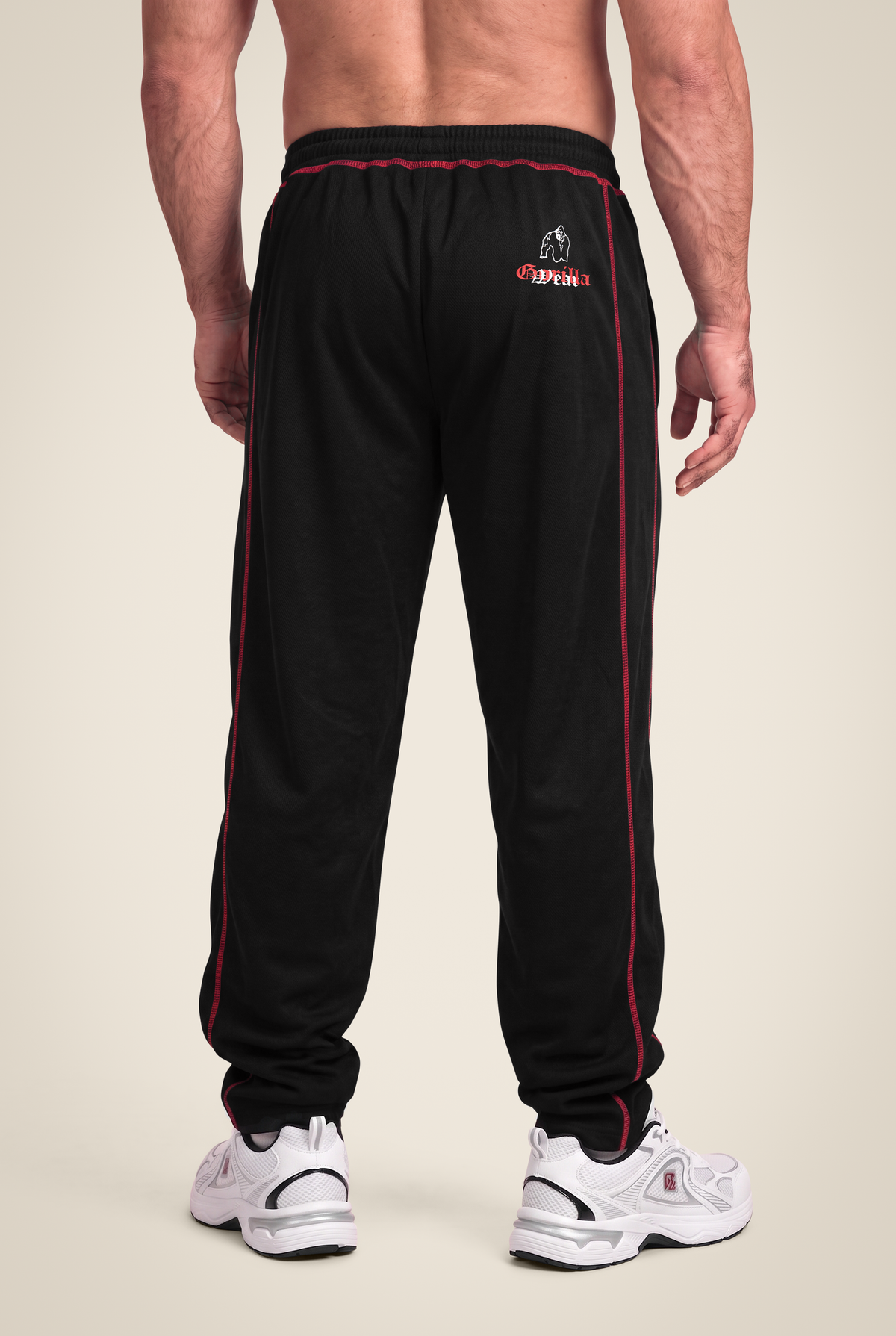 Gorilla Wear Marlow Mesh Pants Pants Black/Red