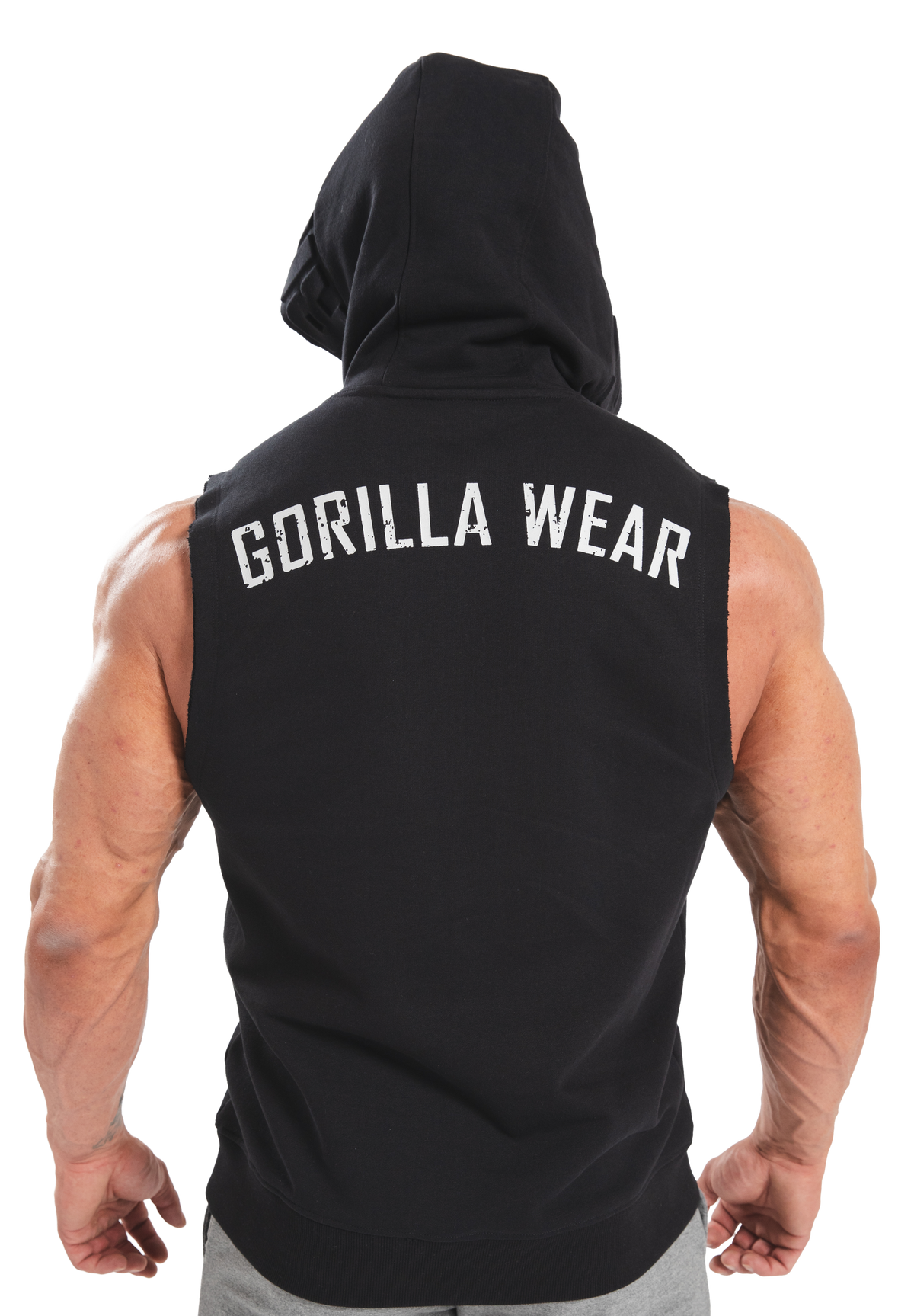 Gorilla Wear Marshall Sleeveless Hoodie Hoodie & Sweatshirt Black