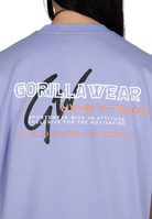 Gorilla Wear Medina Oversized T-Shirt T-Shirt & Tops Lilac