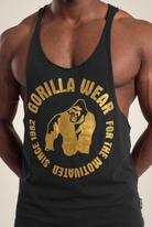 Gorilla Wear Melrose Stringer Tank Top Black/Gold