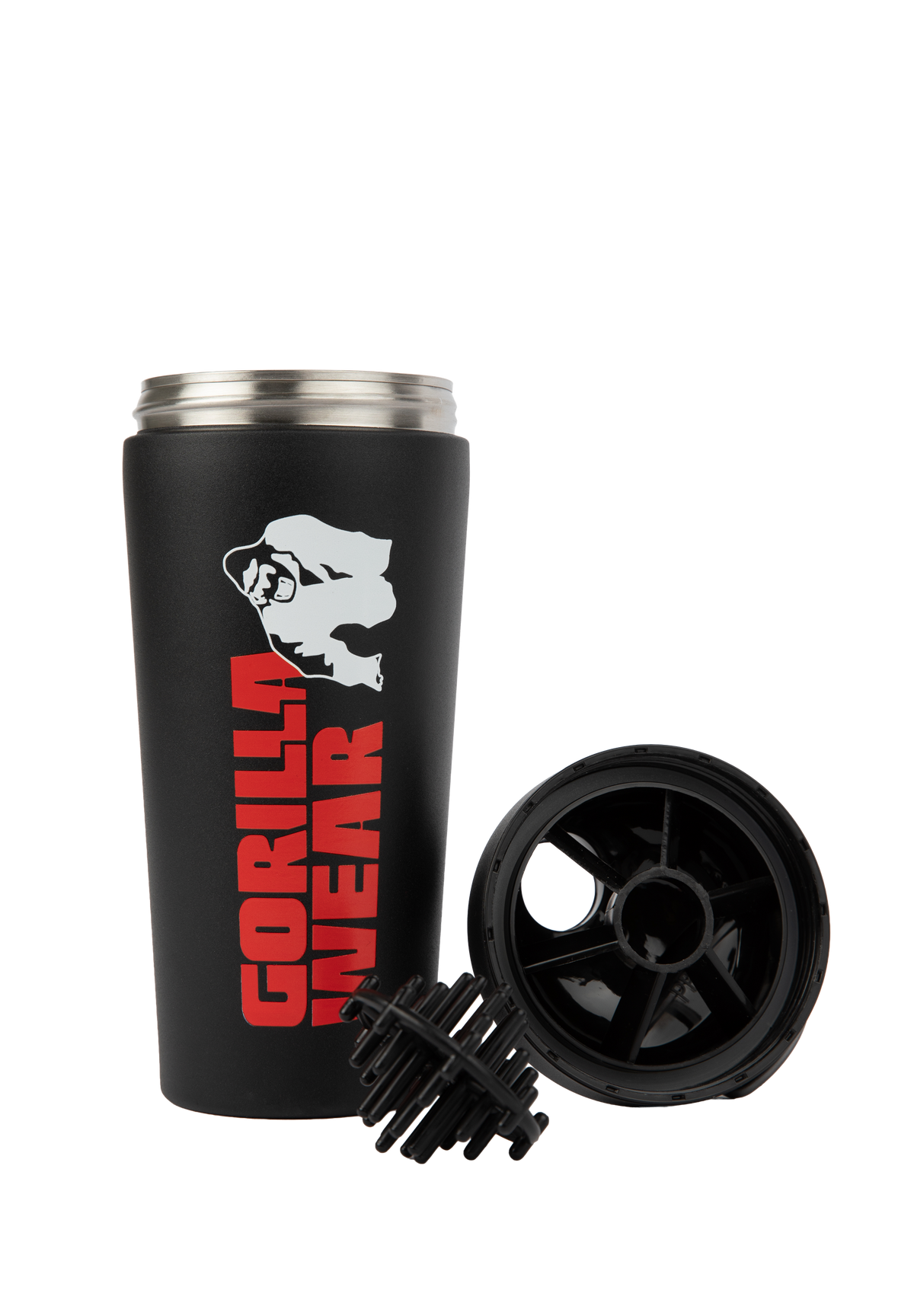 Gorilla Wear Metal Shaker 740ML Shakers & Bottles Black