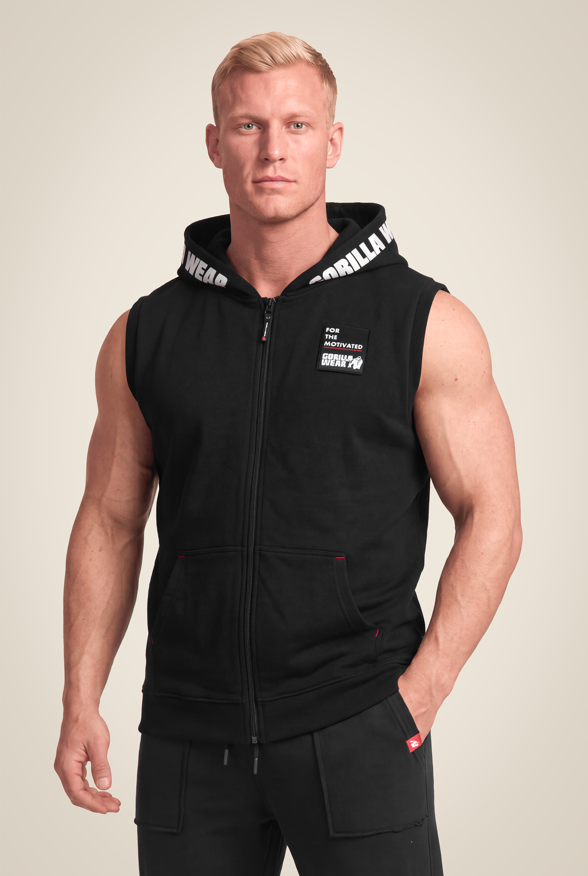 Milwaukee S/L Zipped Hoodie - Black – Gorilla Wear