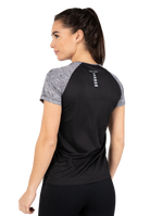 Gorilla Wear Monetta Performance T-Shirt T-Shirt & Tops Gray Melange/Black