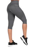 Gorilla Wear Monroe Cropped Leggings Leggings Gray