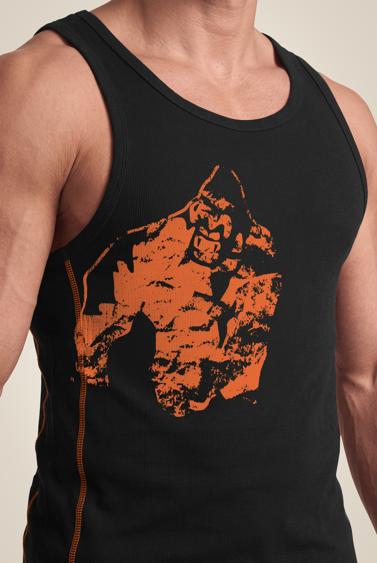 Gorilla Wear Monterey Tank Top Tank Top Black/Orange