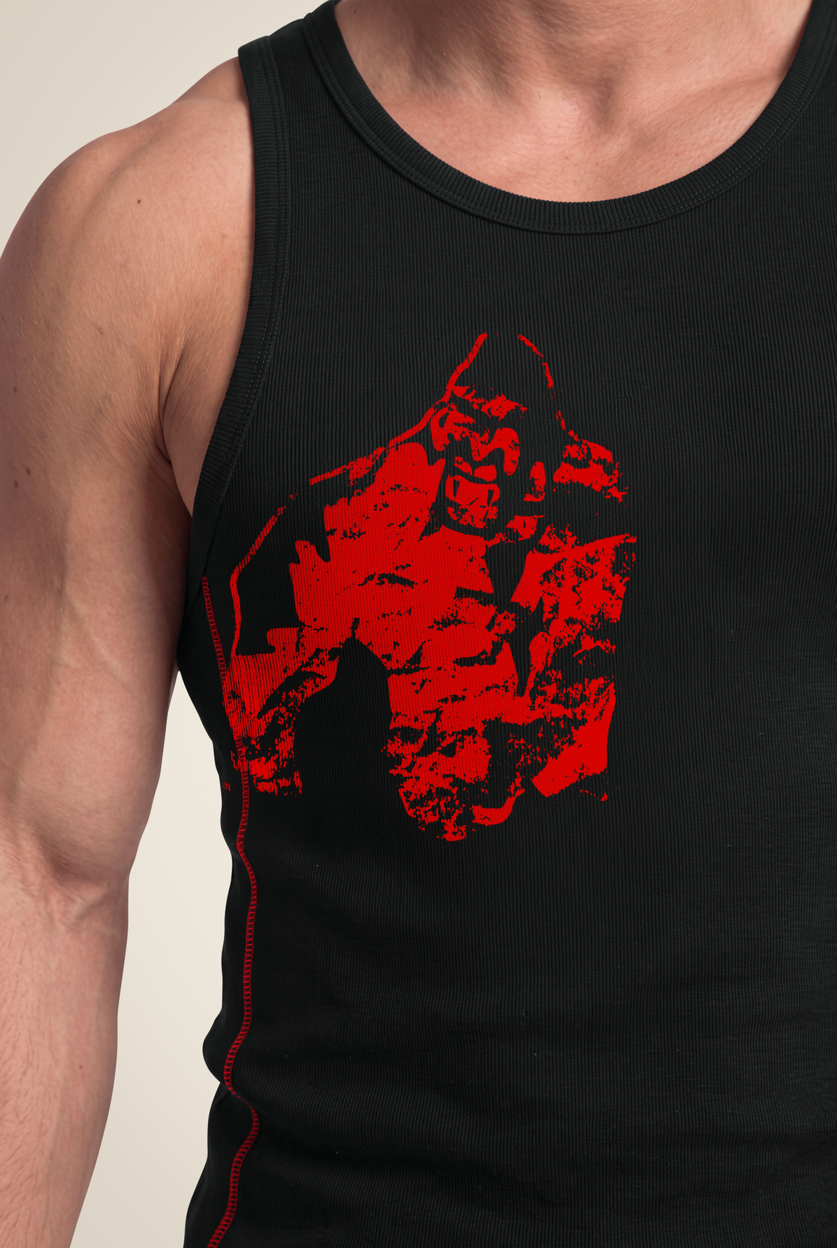 Gorilla Wear Monterey Tank Top Tank Top Black/Red