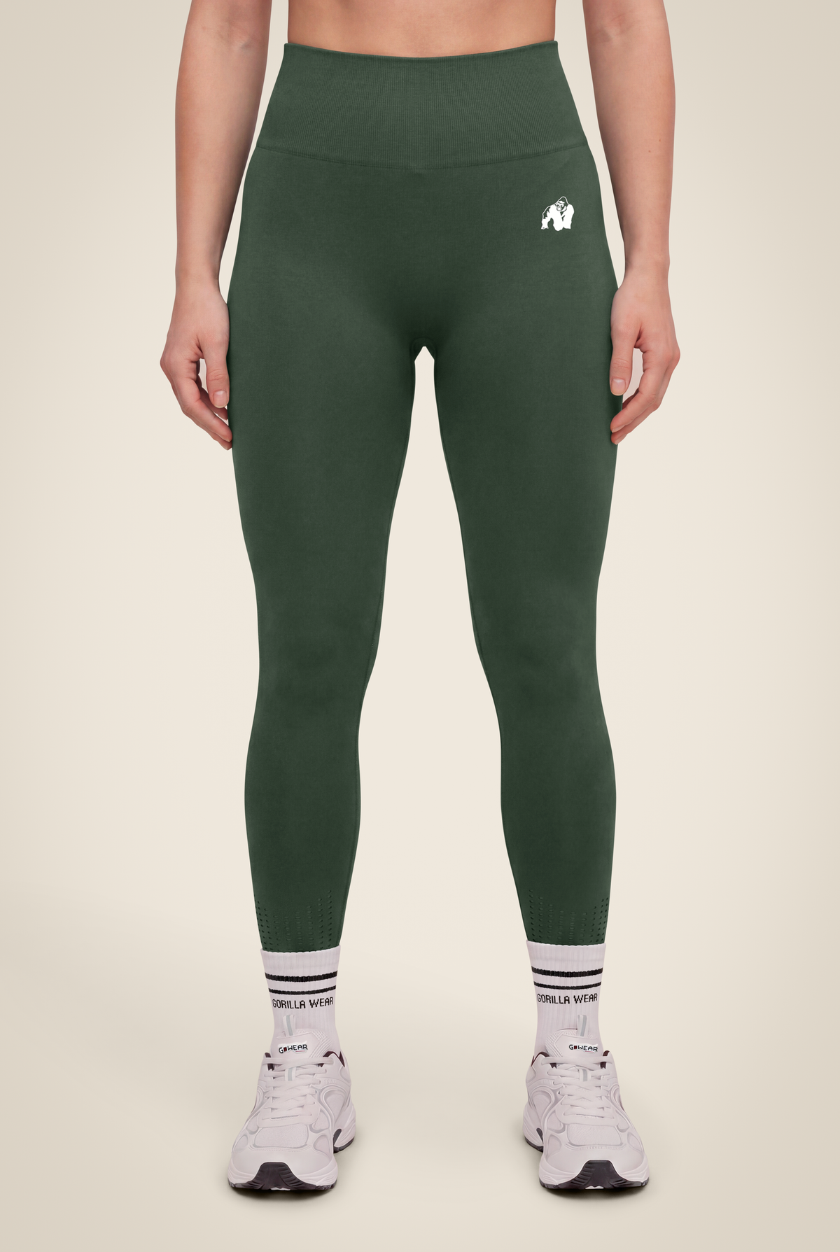 Gorilla Wear Neiro Seamless Leggings Leggings Army Green