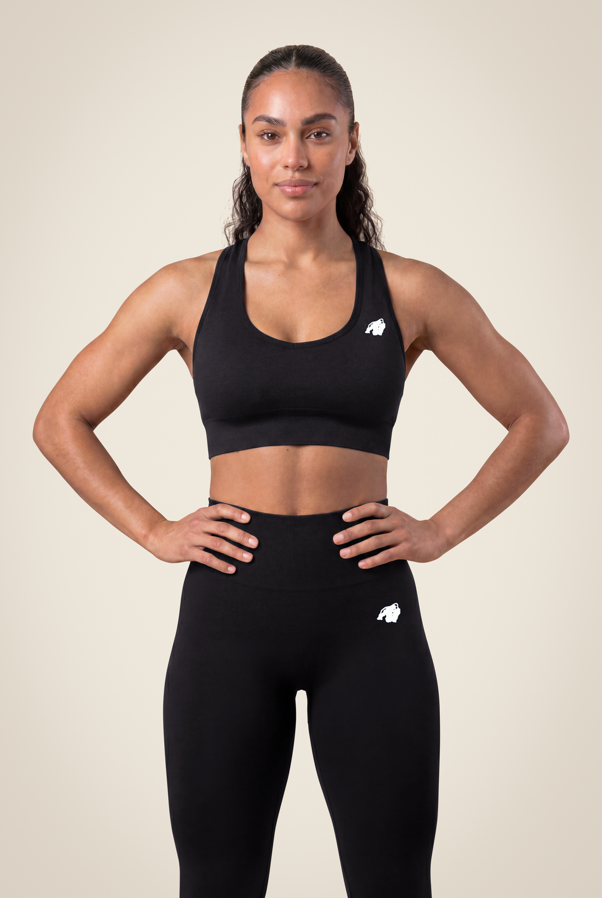 Gorilla Wear Neiro Seamless Sports Bra Sports Bra Black