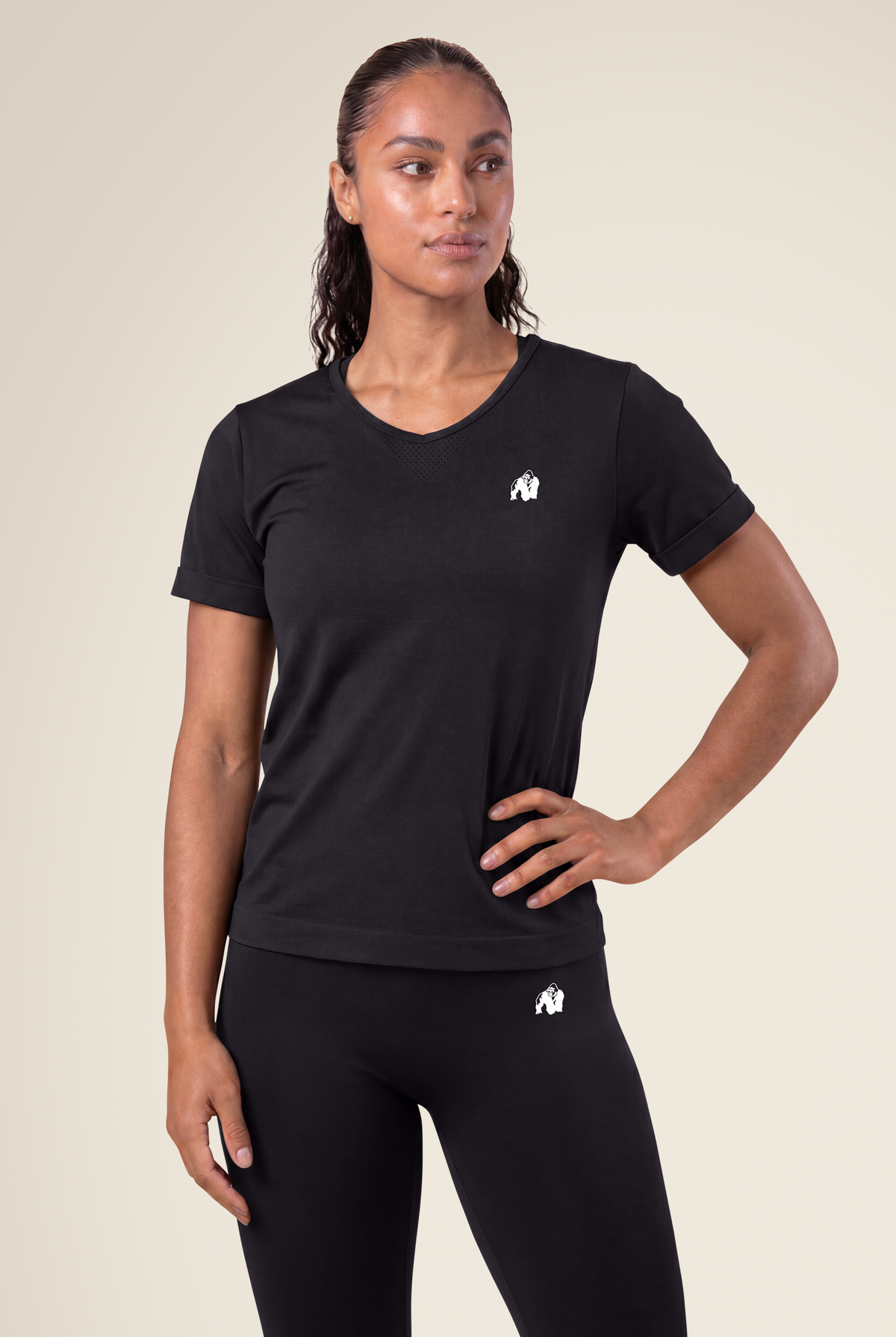 Gorilla Wear Neiro Seamless T-Shirt T-Shirt & Tops Black