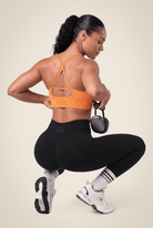 Gorilla Wear Olivia Seamless Sports Bra Sports Bra Peach