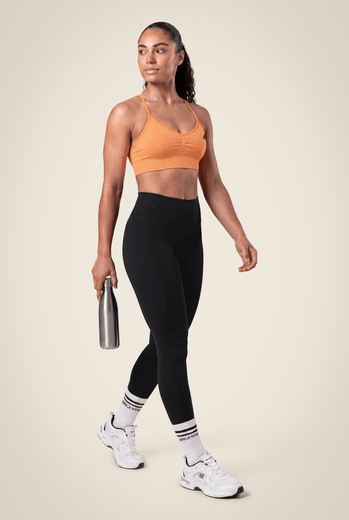 Gorilla Wear Olivia Seamless Sports Bra Sports Bra Peach
