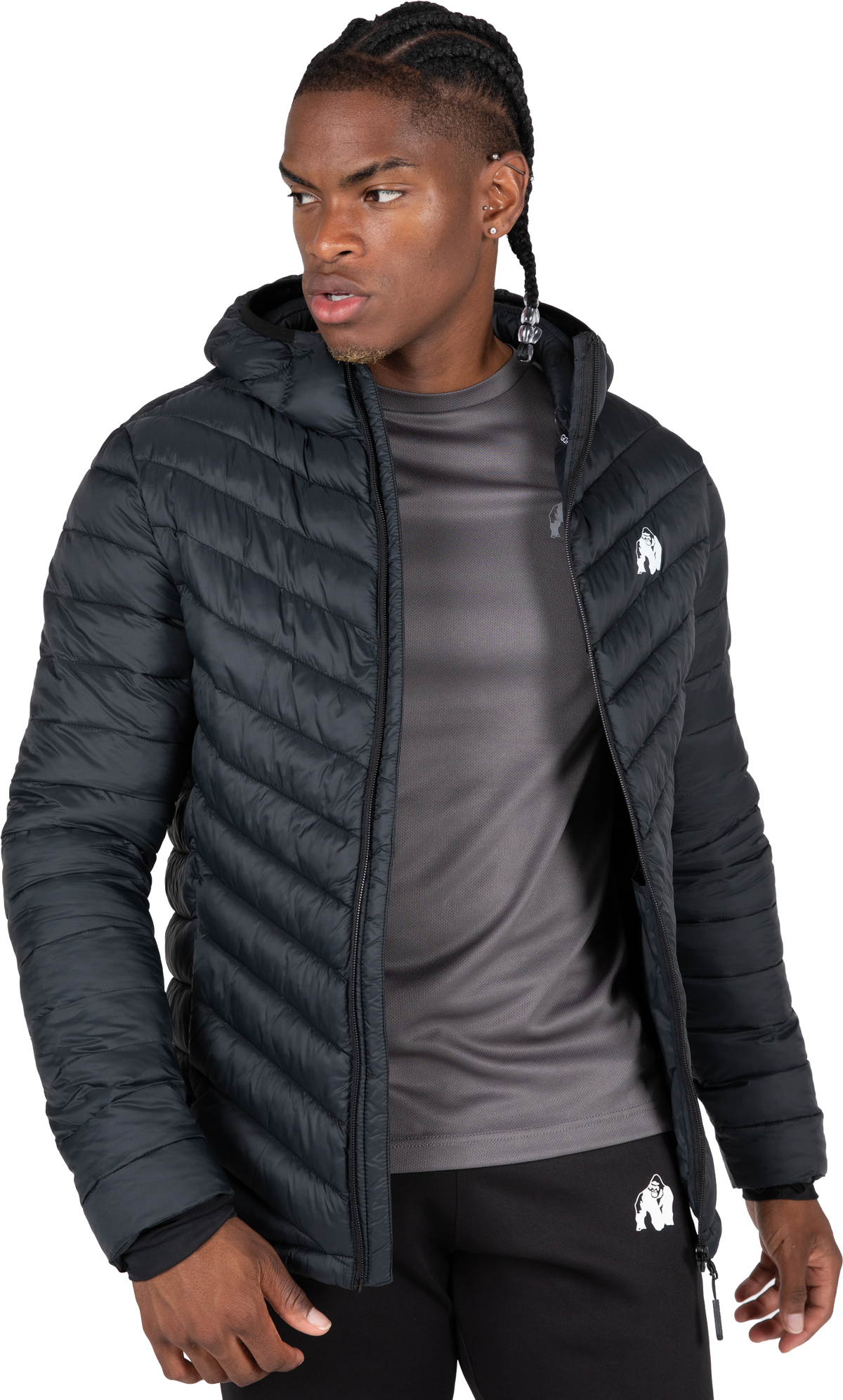 Gorilla Wear Osborn Puffer Jacket Jacket Black