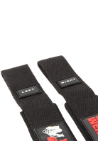 Gorilla Wear Padded Silicone Lifting Straps Lifting Straps & Wraps Black