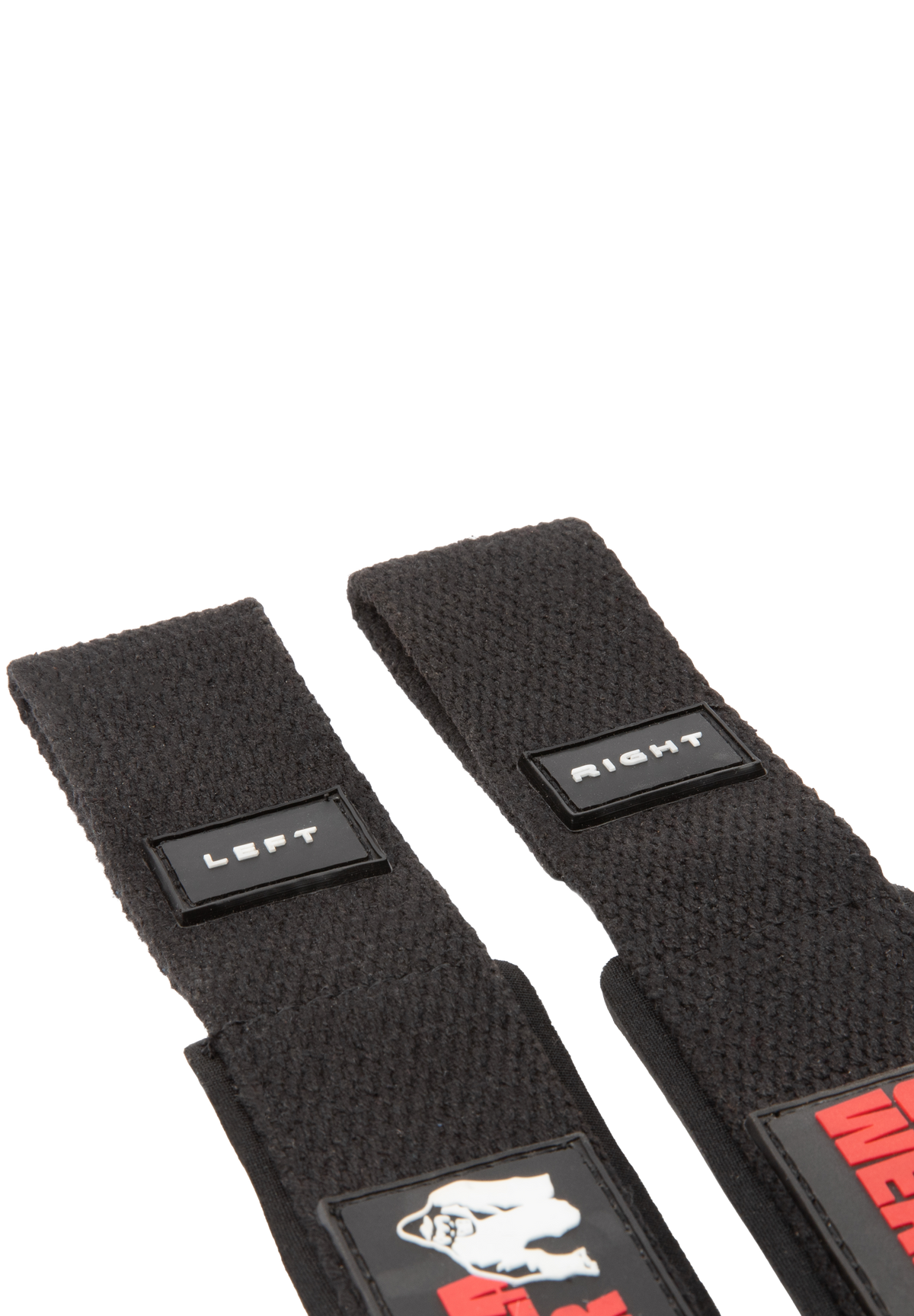 Gorilla Wear Padded Silicone Lifting Straps Lifting Straps & Wraps Black