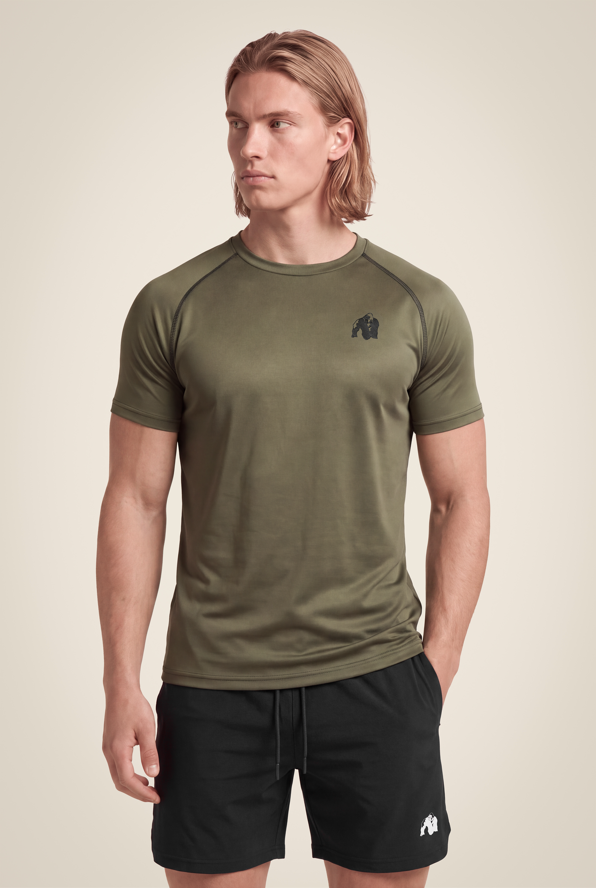 Gorilla Wear Performance T-Shirt T-Shirt & Tops Army Green