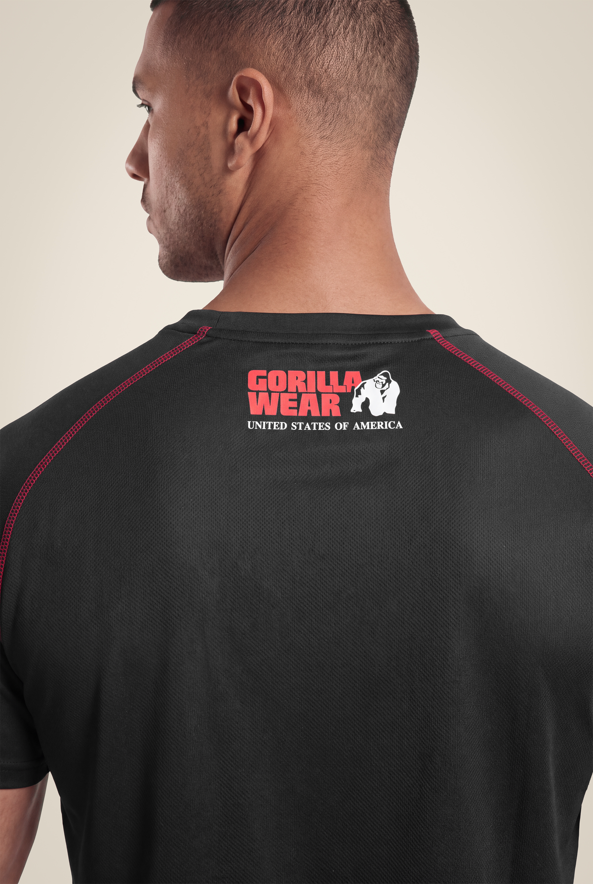 Gorilla Wear Performance T-Shirt T-Shirt & Tops Black/Red