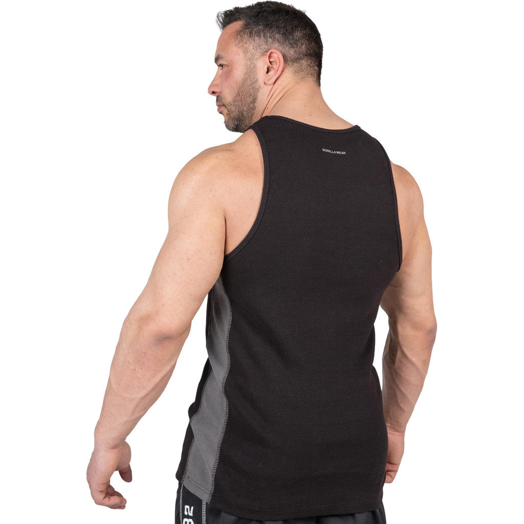 Gorilla Wear Richmond Rib Tank Top Tank Top Black/Gray