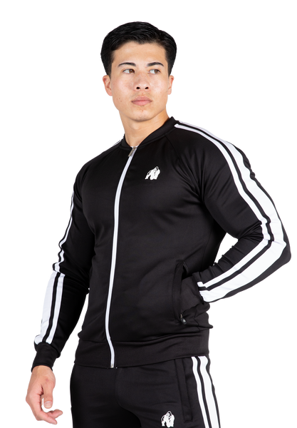 roar roarguns 2009SS クロコ柄 TRACK JACKET Riverside Track Jacket - Black – Gorilla Wear