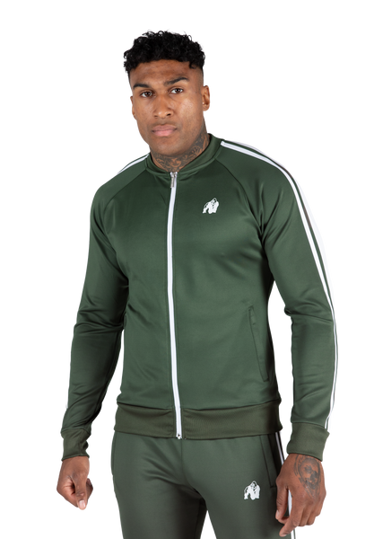 Riverside Track Jacket - Green – Gorilla Wear