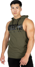 Gorilla Wear Rogers Hooded Tank Top Tank Top Army Green