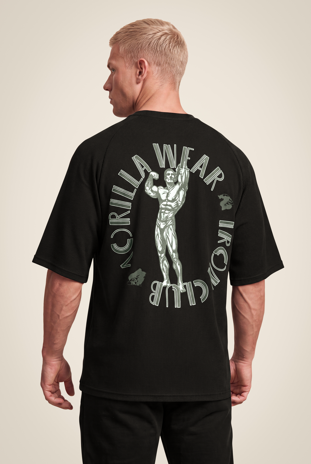 Gorilla Wear Russell Oversized T-Shirt T-Shirt & Tops Black