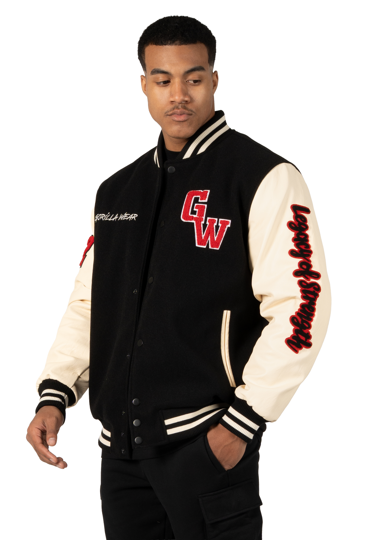 Gorilla Wear Saint Louis Varsity Jacket Jacket Black