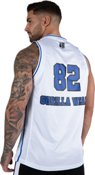 Gorilla Wear San Mateo Jersey Tank Top Tank Top White/Blue