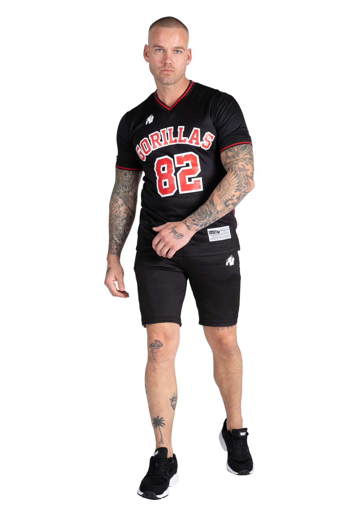 Gorilla Wear San Mateo T-Shirt T-Shirt & Tops Black/Red