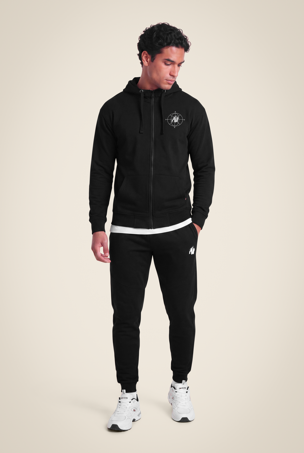 Gorilla Wear Scofield Zipped Hoodie Hoodie & Sweatshirt Black