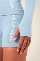 Gorilla Wear Selah Seamless Long Sleeve T-Shirt & Tops Light Blue