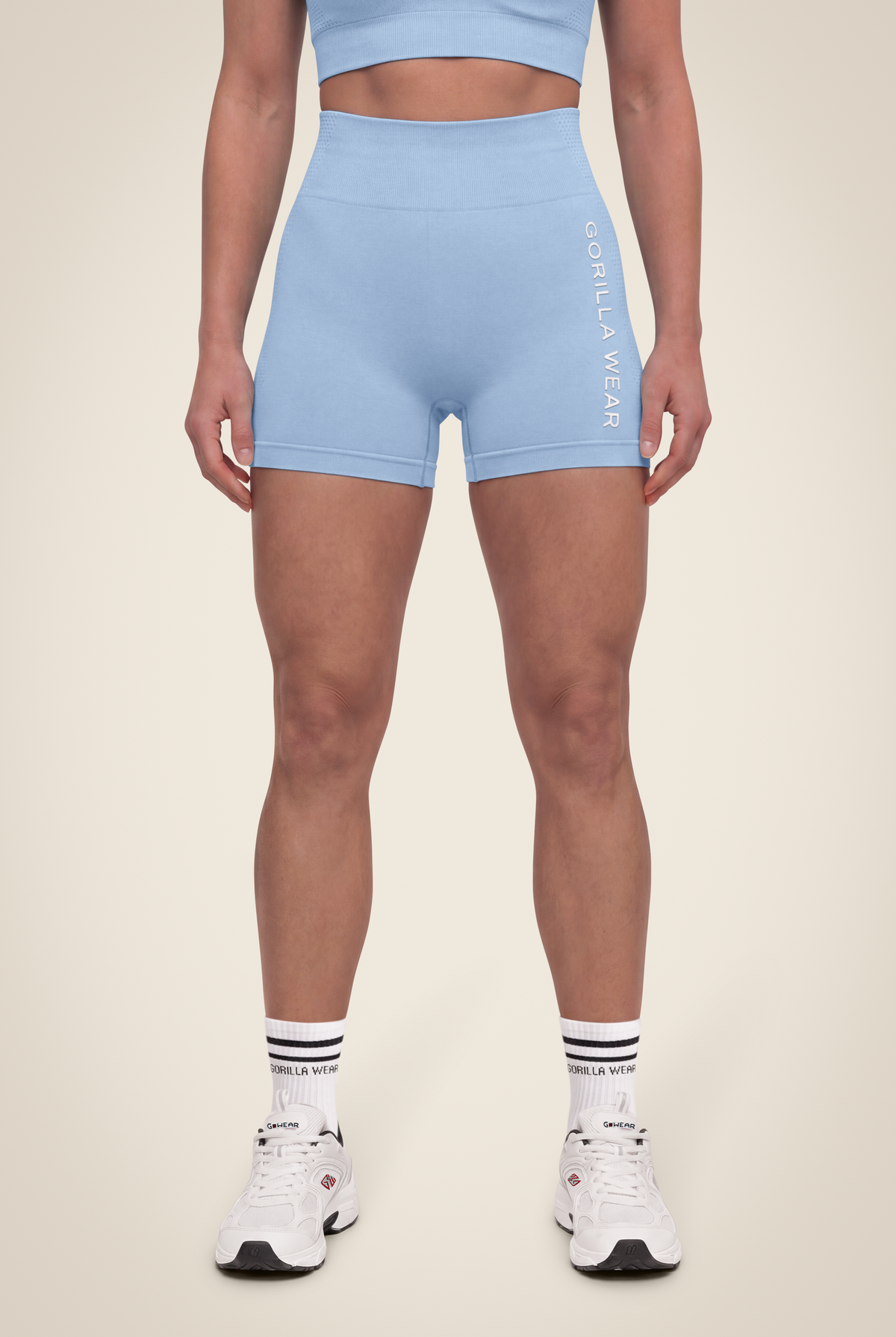 Gorilla Wear Selah Seamless Shorts Shorts Light Blue