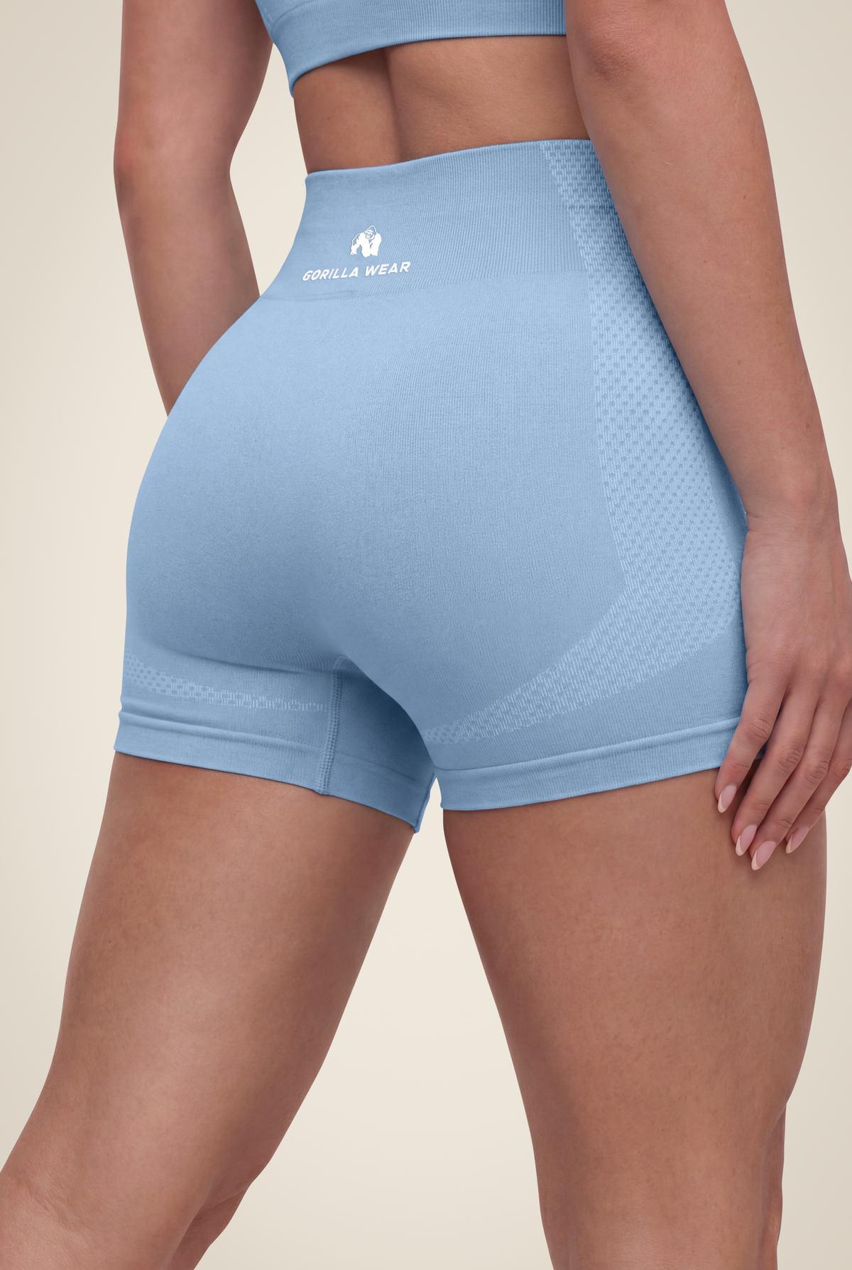 Gorilla Wear Selah Seamless Shorts Shorts Light Blue