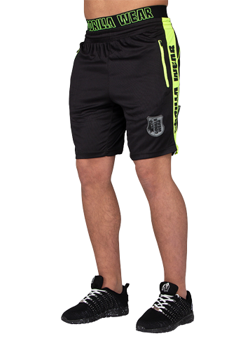 Gorilla Wear Shelby Shorts Shorts Black/Neon Lime