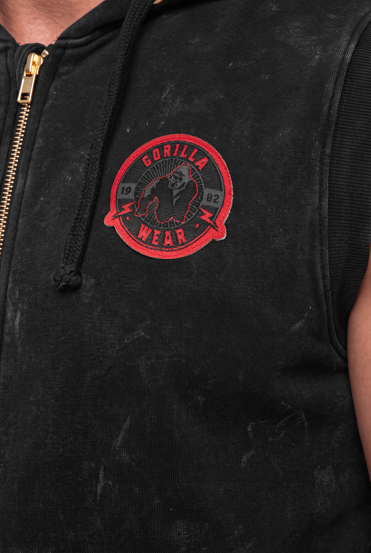Gorilla Wear Silverdale Sleeveless Hoodie Hoodie & Sweatshirt Black