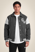 Gorilla Wear Stockholm Varsity Jacket Jacket Gray