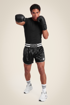 Gorilla Wear Tacoma Fighting Shorts Fight Gear Black/White